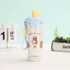 Popular vaso de agua de acero inoxidable 316 de aspecto elegante, taza térmica de gran capacidad para estudiantes, taza de café de lujo ligero para llevar