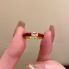 Anillo Vintage Rojo Glaseado Ankara para Mujer, Diseño Único, Anillo Ajustable para Dedo Índice, Accesorio de Anillo Versátil de Moda de Lujo Ligero