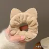 Ligas para el Cabello con Orejas de Gato de Felpa, Scrunchies Lindos, Bandas Elásticas Dulces para Cola de Caballo de Otoño e Invierno, Accesorios para el Cabello para Mujeres