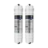 Purificador de Agua de 10 Pulgadas Máquina de Ultrafiltración de Cinco Etapas Elemento de Filtro Post-Filtro Universal Filtro de Carbón Activado de Cáscara de Coco Elemento de Filtro Pequeño T33 Estilo Coreano Conexión Rápida