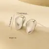Moda Europea y Americana Pendientes Exagerados Accesorios de Joyería Semi-Terminados Estilo Metálico Pendientes Geométricos Pendientes de Nicho Personalizados