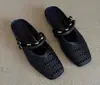 Mocasines cerrados de tejido transpirable Chuyuji para mujer, nuevo modelo 2026, sandalias de una tira para mujer, adecuados para uso exterior en verano