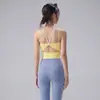 Conjunto de yoga con espalda de mariposa para mujer, bloques de color, a prueba de impactos, de soporte, adecuado para correr, entrenamiento físico y Pilates