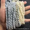 Corda para colar de contas redondas de vidro direto da fábrica atacado corda amarela cordão com pingente corda de pingente trançada corrente de contas cheia de alta qualidade
