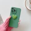Capa de Celular Estilo Ins Amor Estéreo para Apple 16/12 15pro/11pro Max Silicone XS/XR Feminina 14