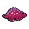 Novos Acessórios para Tamancos DIY de Dinossauro Desenho Animado Fofo de Alta Qualidade PVC Macio de Borracha Removível Fivela de Sapato Acessórios Atacado