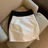 Saia Midi com Renda Irregular e Cadarço Estilo Spice Girls para Verão Feminino, Saia de Cintura Alta com Efeito Emagrecedor, Saia Elegante para Conjunto