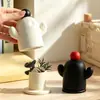 Difusor de aromaterapia sem chama em formato de cacto de desenho animado, uma nova e criativa pedra de fragrância de mesa estilo chinês para fragrância interna duradoura