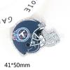 Nueva Marca de Moda Casco de Fútbol de Dibujos Animados Bolsa Personalizada Joyería Pin Acrílico Parche DIY Croud