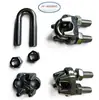 Abrazadera de acero inoxidable estilo japonés abrazadera para cuerda abrazadera para cable de acero abrazadera de rodillo para cable de acero abrazadera de sujeción abrazadera para cuerda abrazadera en forma de U