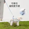 Bolsa Auténtica de Paseo para Perros de Marca Compartida, Mochila de Tracción Multifuncional, Bolso de Mano Cruzado Portátil, Bolso de Hombro para Mascotas