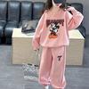 Conjunto de Ropa de Primavera para Niñas 2026 Nuevo Elegante Moderno Estilo Urbano Deportivo Conjunto de Dos Piezas para Niños y Niñas Mayores