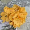 Boda 18 cm 27 piezas de cabeza de flor de hortensia flor artificial auditorio de bodas techo arreglo floral de boda fila de flores Camino de pared Flor guía de pared