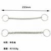 Cadena para zapatos de mujer de estilo frío de alta calidad con agujeros huecos y perlas incrustadas con diamantes, suministro directo de fábrica.