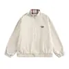CATTEE Chaqueta Retro Estilo Americano de Doble Faz con Cuello Vertical para Hombre Primavera 2025 Cuadros Versátil Chaqueta de Pareja
