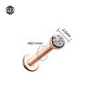 Broca 2-4mm Liga de Titânio G23 Bolsa de Piercing Labret com Copo Broca Tigela Brinco Rosca Interna Osso da Orelha Joia Rígida para Nariz Atacado