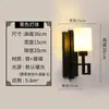 Luminária de Parede Simples de Tecido Nórdico Estilo Americano Modelo Quarto Hotel Quarto de Hóspedes Cabeceira Quarto Leitura Corredor Luminária de Parede