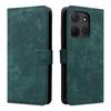 Para Funda de Teléfono Móvil TCL 503 T442M/T442A/T442J Funda de Cuero Cepillado Antirrobo para Teléfono Móvil Funda de Cuero con Tapa de Cobertura Total