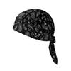 Turbante Estampado Sombrero para Ciclismo al Aire Libre Transpirable de Secado Rápido Sombrero Pirata Sombrero con Cinta para Motocicleta para Hombre Verano Protección Solar Delgado