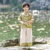 Hanfu para Niños 2025 Verano Nuevo Estilo Ropa Tradicional para Niños y Niñas, Traje Tang Mejorado de Rendimiento para el Festival de Medio Otoño y el Día Nacional