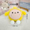 Lindo y Lindo Huevos Muñeco de Fiesta Dibujos Animados Peluche Colgante Broche Decoración de Bolsa de Estudiante Accesorios de Ropa Muñeco