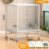 Jaula para Pájaros Hogareña Nueva Anti-Salpicaduras Especial Transparente Anti-Salpicaduras Grande para Periquitos Lujosa Villa Jaula para Pájaros