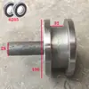 150/200/250 Rodas de Aço para Trilhos de Trem de Carga Pesada Roda de Trilho de Aço Roda de Trilho de Trem Roda para Construção Ferroviária Roda Polia