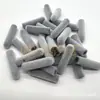 Caneta de Limpeza Cabeça de Algodão Cabeça de Esponja Flocked Cinza Limpeza de Poeira de Fone de Ouvido Algodão de Limpeza Compartimento de Fone de Ouvido Bluetooth Tampa da Caneta