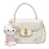 Yue Zi 2026 Outono Inicial Nova Bolsa Pequena Rosa Xadrez Simples Moda Bolsa Transversal Estilo Coreano Casual Quadrada Pequena Rígida