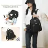 Nova Mochila Estilo Coreano 2024 Mais Fácil de Combinar para Mulheres Mochila de Viagem Grande Capacidade Repelente à Água Mochila com Fio de Bordado Diamante para Mulheres