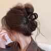 Pinza para el pelo con lazo simple, Pasador grande para mujer, Nuevo estilo 2025, Para recogidos en la parte trasera de la cabeza, Otoño e Invierno, Pinza de tiburón de alta gama