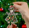 Decoraciones Decoración de Navidad Accesorios Entusiastas Boston Mascota Perro Colgante Acrílico Regalo Árbol de Navidad Perro