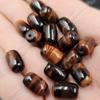 Olho de Tigre Vermelho Passepartout Jade Contas Soltas Olho de Tigre Contas Cilindricas Pulseira Colar Acessórios de Joias Contas Artesanais Atacado
