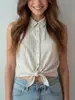 Ventas Directas de Fábrica Comercio Exterior Transfronterizo Camisa sin Mangas Casual de Moda para Mujer 2026 Nuevo Top Blusa sin Mangas Dulce y Picante Moda