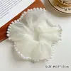 Diadema Rosa de Oso Dulce y Linda Diseño de Nicho Elegante Estilo Coreano Tocado Accesorios para el Cabello Cola de Caballo Elegante de Moda para Mujeres