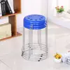 Taburete Redondo para el Hogar, Taburete de Plástico Reforzado, Taburete de Plástico Engrosado para Adultos, Mesa de Comedor, Oficina Comercial, Taburete de Puesto, Simple y Moderno