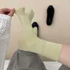 Meias de Algodão com Dedos Separados para Mulheres, Cano Médio, Femininas, Outono/Inverno, Estilo Japonês, Meias com Dedos Divididos, Casco de Ovelha, Versátil, 100% Algodão, Meias Largas