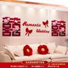 Sofá de Casamento Sofá Parede de Fundo Decoração Terno Xi Zi Lahua Homem Mulher Nova Casa Quarto de Casamento Layout do Quarto