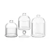 Recipiente de Exibição Multifuncional de Vidro Transparente Abajur para Aromaterapia Tampa para Alimentos Enfeites Decorativos para Casa Tampa Difusora de Pedra para Aromaterapia