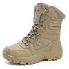 Botas Táticas Masculinas para Exterior Impermeáveis Quentes de Cano Alto para Montanhismo Combate Esportes de Esqui Treinamento Venda por Atacado