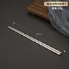 Juego de Cuchillo, Tenedor y Cuchara Espesado Estilo Coreano de Acero Inoxidable 304 con Mangos Cuadrados para Restaurante Comida Occidental, Tenedor y Cuchara de Postre, Juego de Cuchillo y Tenedor para Bistec