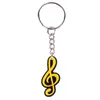 Chaveiro Série Nota Musical em PVC Decoração de Mochila Escolar Desenho Animado Amazon Aliexpress Shein Transfronteiriço