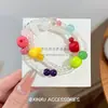 Frutas Coloridas~ Pulsera de Frutas de Colores Dopamina, Diseño Creativo de Nicho, Exquisita, Fresca, Accesorio de Mano Versátil