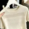 Colete Pulôver Elegante de Gola Redonda com Textura Jacquard Pesado Macio Vazado Verão 2026