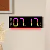 Novo Produto Relógio de Parede Criativo Simples Tela Grande Relógio de LED Relógio de Sala de Estar Luz de Atmosfera Especial Relógio Multifuncional 6691R