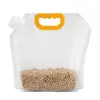 Sacos para embalagem de alimentos, sacos de boca inclinada para carregar na mão, sacos herméticos para grãos e cereais, recipientes de armazenamento para cozinha e serviços de impressão estão disponíveis