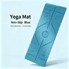 Esterilla de yoga transfronteriza hecha de material PU, caucho, antideslizante, alfombrilla de fitness para el hogar, reductora de ruido, amortiguadora de impactos, personalizada para TK, Amazon y Temu