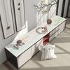 Novo estilo chinês flor e pássaro couro PU armário de TV pano toalha de mesa luxo leve doméstico à prova d'água à prova de óleo descartável sala de estar mesa de jantar pano