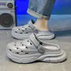Zapatos de agujero para hombre para exteriores, chanclas, zapatos de playa para hombre, pantuflas para el hogar para hombre, sandalias para hombre, chanclas para mujer