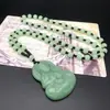 Vendas diretas da fábrica Guanyin Buda imitação pingente de jade com contas colar feira comercial tenda mercado noturno executando Jianghu fonte de mercadorias